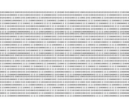 Data and technology, decryption and encryption, computer background numbers 1 Stock Illustration