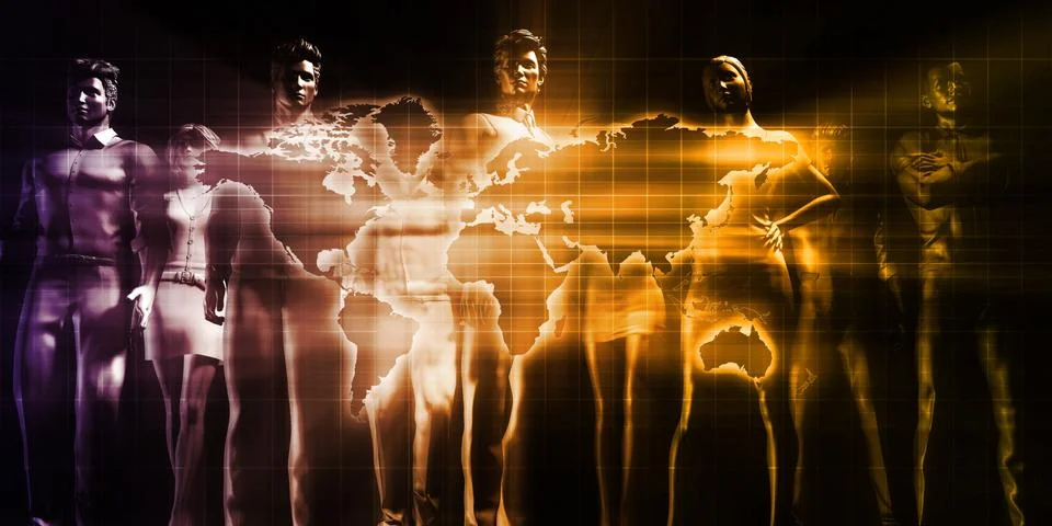 Data Architecture Illustrazione stock