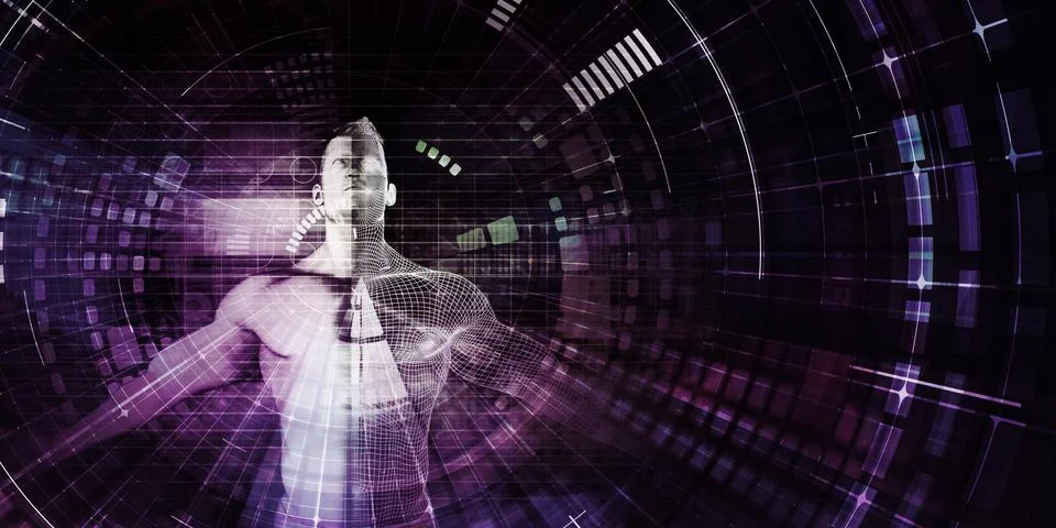 Data Architecture Illustrazione stock