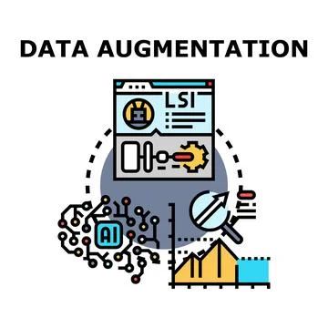Data augmentation process for artificial intelligence algorithms Stock-Illustration