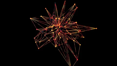 Data Background with Alpha Channel. Loop Stock Footage 101166901