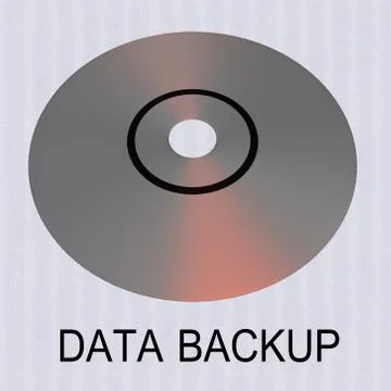 DATA BACKUP concept 스톡 일러스트