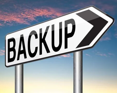 Data backup Stock Illustration