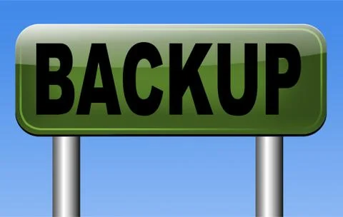 Data backup Stock Illustration