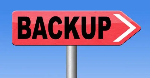 Data backup Stock Illustration