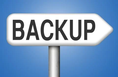Data backup Stock Illustration