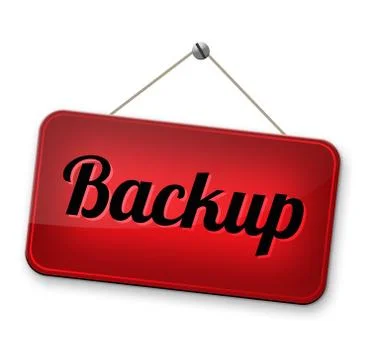 Data backup Stock Illustration