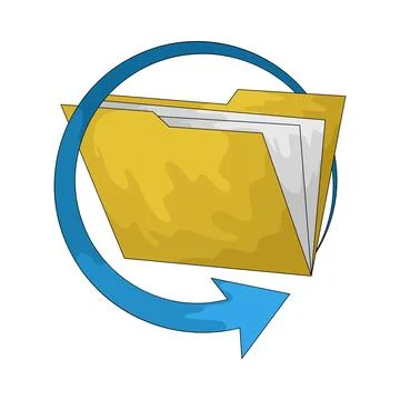 Data Backup illustration Stock Illustration