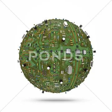 Data ball Stock Illustration