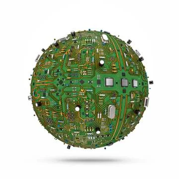 Data ball Illustrazione stock