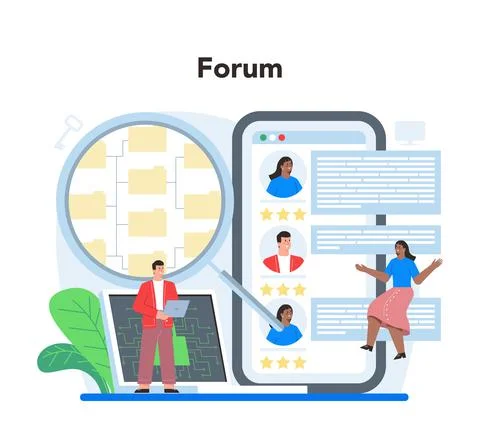 Data base administrator online service or platform. Admin or manager Stock Illustration