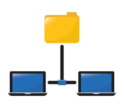 Data base design Illustrazione stock