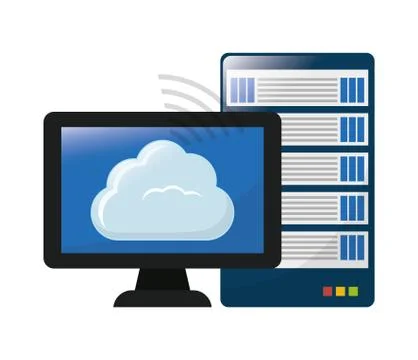 Data base design Illustrazione stock