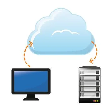 Data base design Illustrazione stock