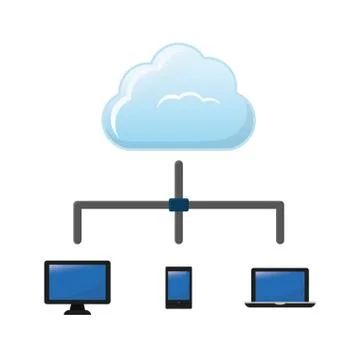 Data base design Illustrazione stock