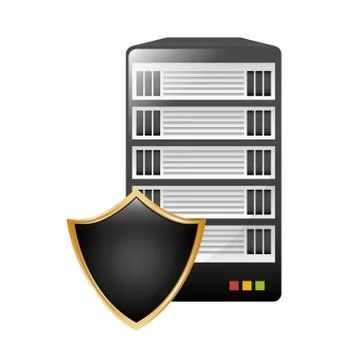 Data base design Illustrazione stock