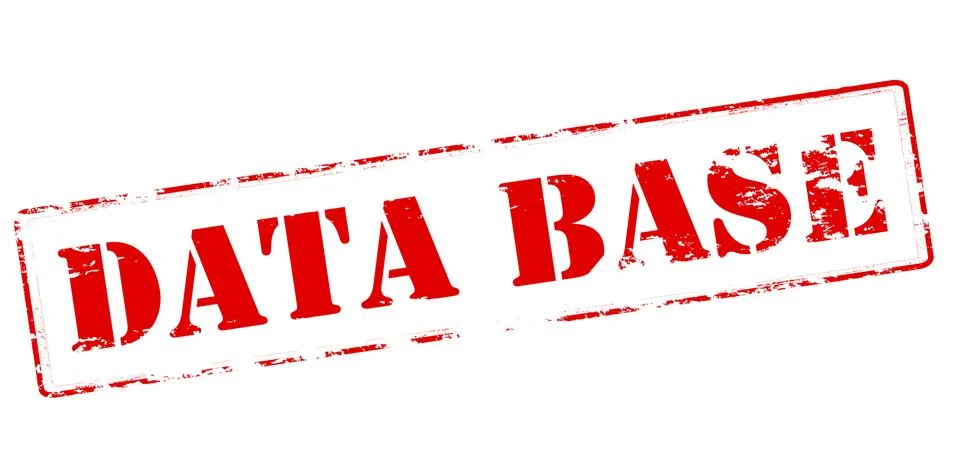 Data base Illustrazione stock