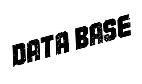 Data Base rubber stamp Illustrazione stock
