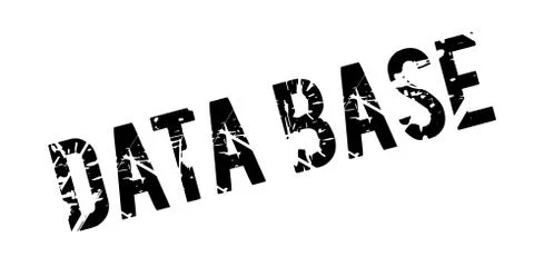 Data Base rubber stamp Illustrazione stock