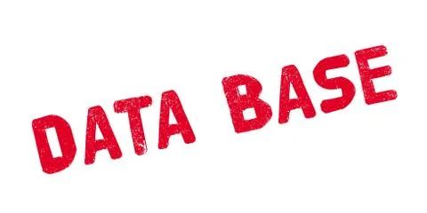 Data Base rubber stamp Illustrazione stock