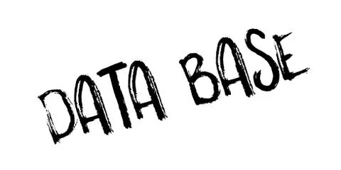 Data Base rubber stamp Illustrazione stock