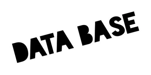 Data Base rubber stamp Illustrazione stock