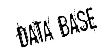 Data Base rubber stamp Stock Illustration
