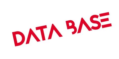 Data Base rubber stamp Illustrazione stock
