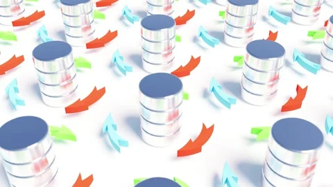 Data base servers cloud technology able to loop endless Stock Footage 309143877