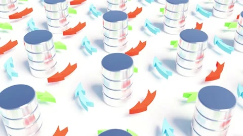 Data base servers cloud technology able to loop Stock Footage 310120683