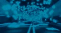 Data Binary Tunnel Blue/Turquoise Seamless Loop HD Footage