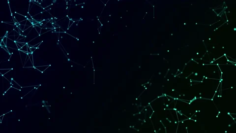 Data binding cells. Digital blockchain concept. information transmission system. Stock Footage 156209862