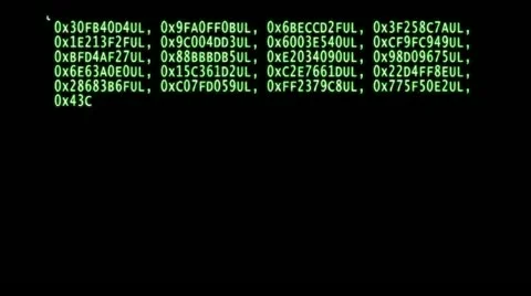 Data block 02 Stock Footage 20615880