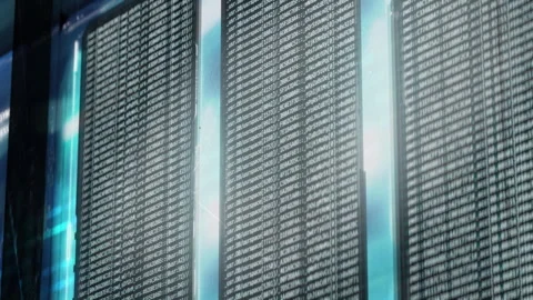Data breach on computer screen, password successfully cracked by hacker Stock Footage 348163946