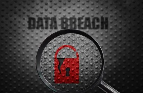 Data breach discovery Stock Photos