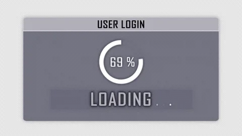 DATA BREACH  Glitch Text and User Login Interface on Alpha Channel 库存影片 316752097