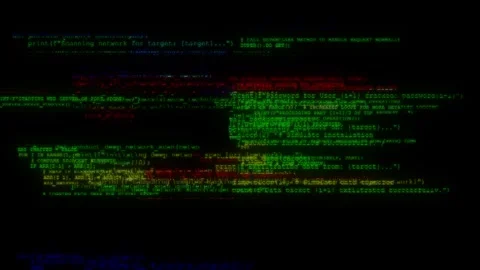 Data Breach Hacking Malware Infection Ransomware Encryption  Vidéo 267934669