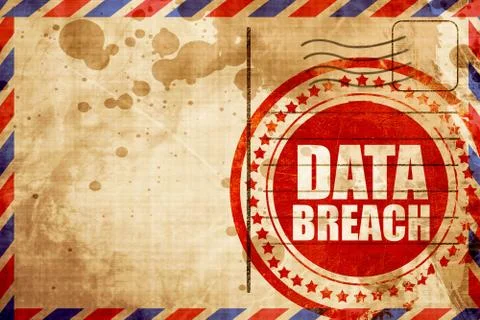 Data breach Illustrazione stock