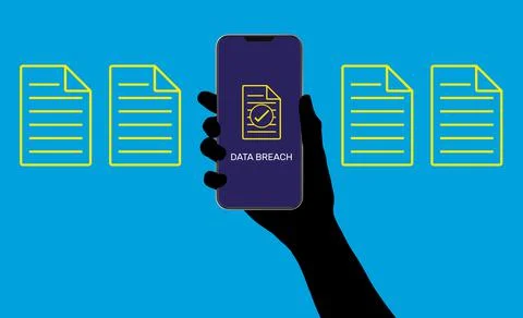 DATA BREACH Stock Illustration