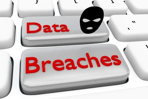 Data Breaches concept Stock Illustration