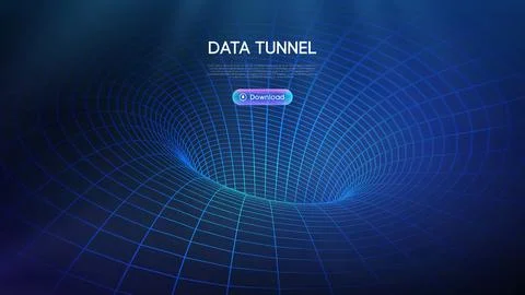 Data bridge vector illustration. Traffic big data and data visualization Stockillustratie