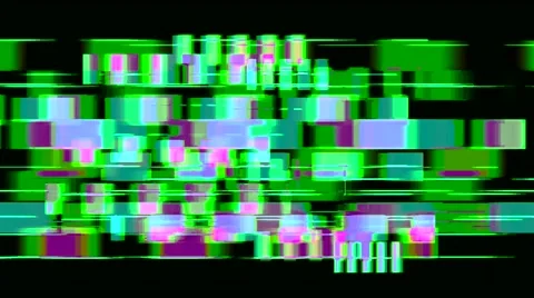 Data Burst 8 Bit Super Highway - Colour Loop Stock Footage 46181705