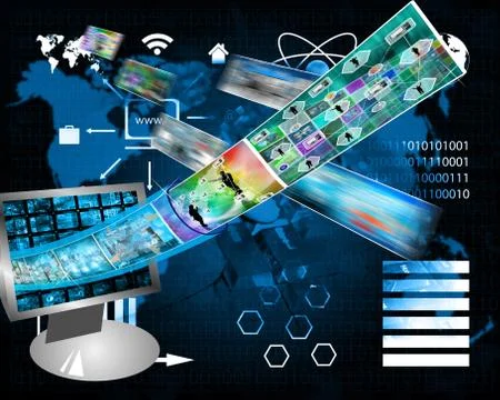 Data cable Stock Illustration