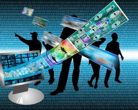 Data cable Stock Illustration