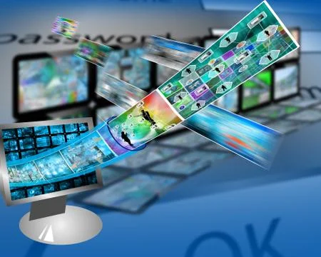 Data cable Stockillustratie