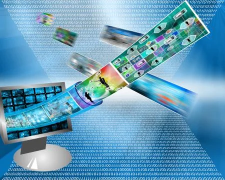 Data cable Stock Illustration