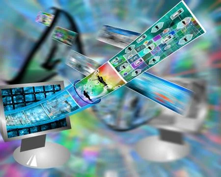 Data cable Illustrazione stock