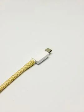 Data cable protector or usb cable protector Stock Photos