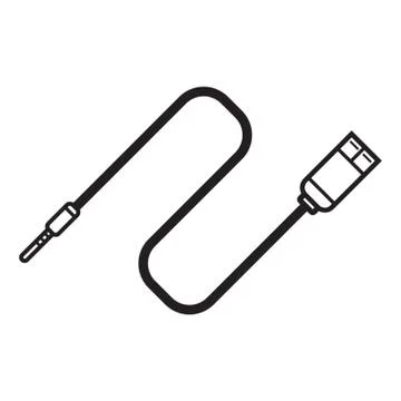 Data Cable Wire Stock Illustration