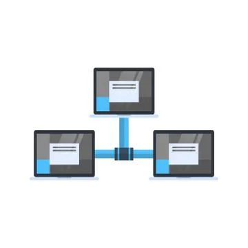 Data Center Access Icon Cloud Computer Connection Hosting Server Database Stock Illustration